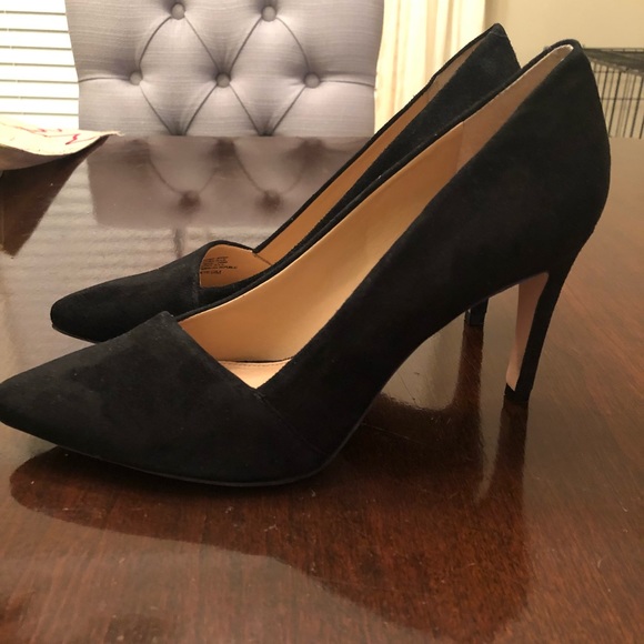 ANTONIO MELANI Shoes - Black Suede Size 9 Heels ANTONIO MELANI Shoes - Black Suede Size 9 Heels